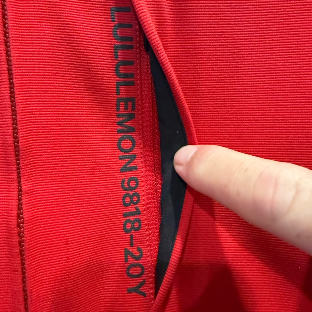 Lululemon 20th Anniversary Red Performance Jacket - Picture 3 of 5